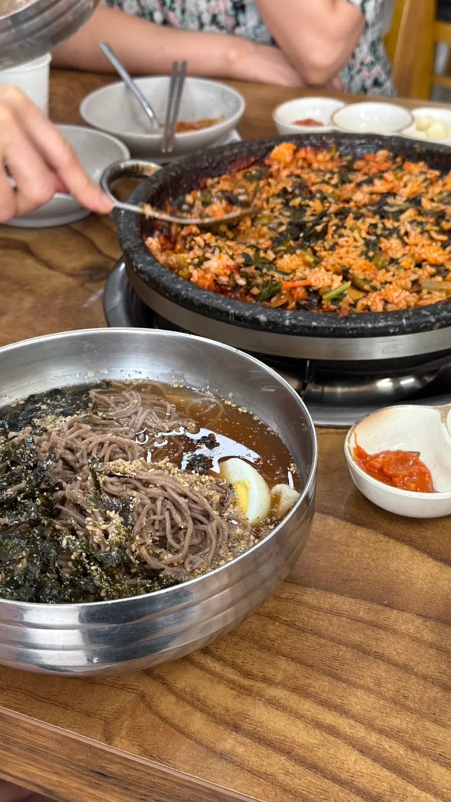 Dakgalbi meal after an Iljuk Sun Valley CC golf round
