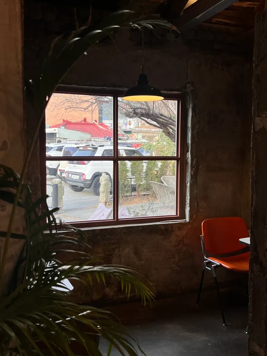 Hip and comfortable indoor seating at The Home Cafe