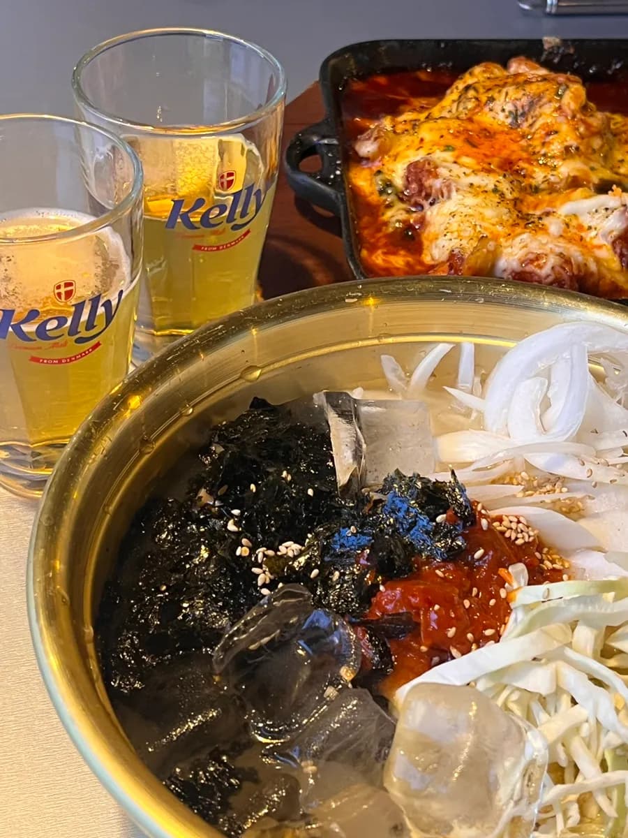 Orai sa Bomgye, Anyang, bar na may magandang ilaw, cheese buldak, at muksabal