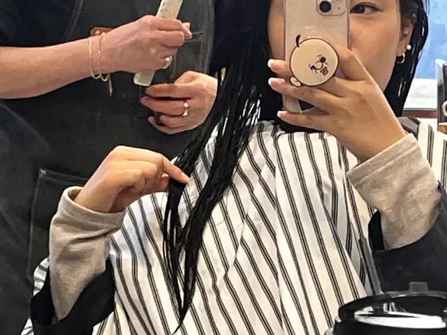Bbokkeulle Hair Anyang Ilbeonga: review ng long hair layered cut at scalp clinic