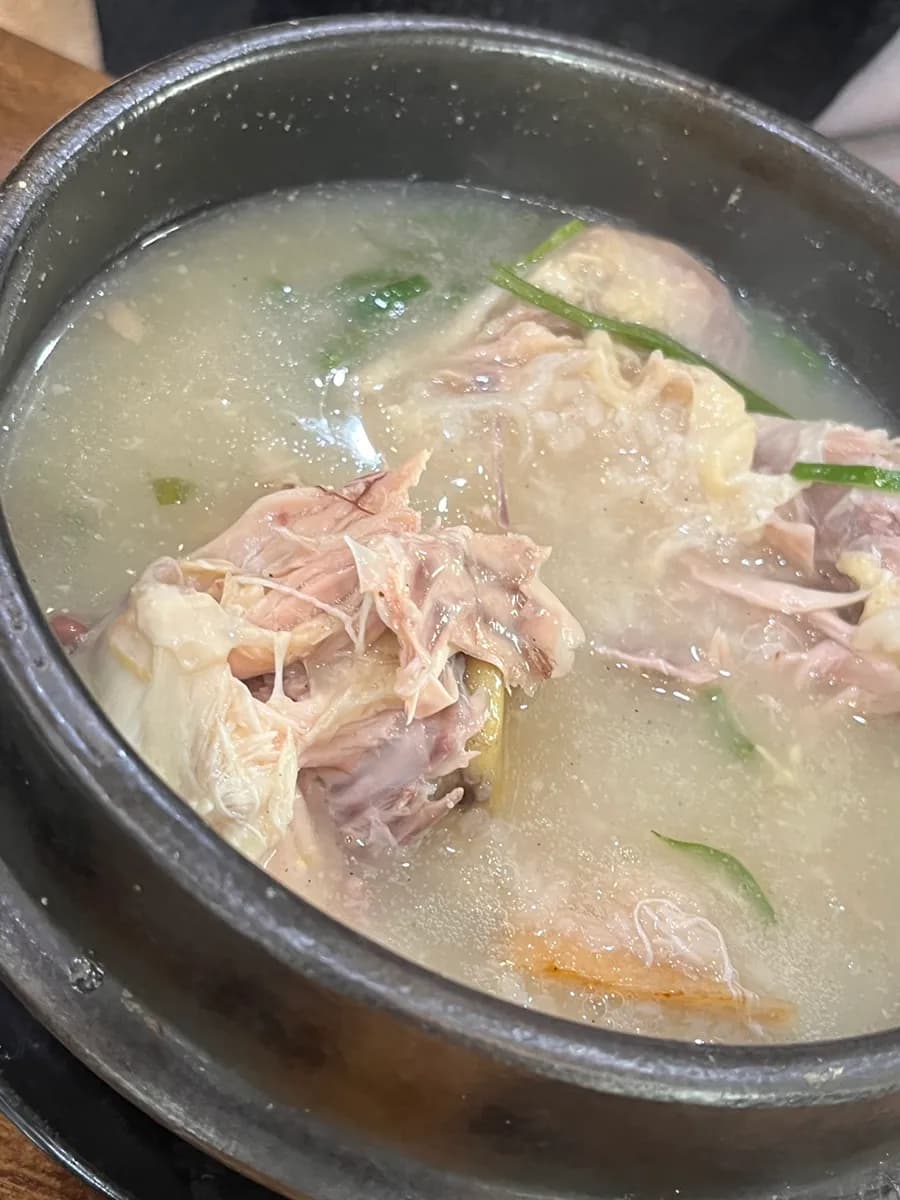Anyang Hogye-dong; Okgyesamgyetang, restoran pakar samgyetang / menu khas perilla samgyetang dan info parking