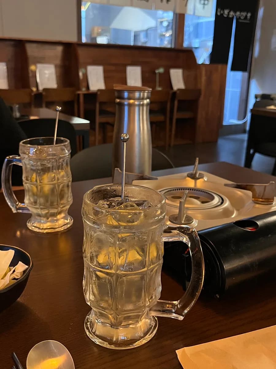 Order at Bisu with Hanwoo beef sashimi, nabe, and highballs