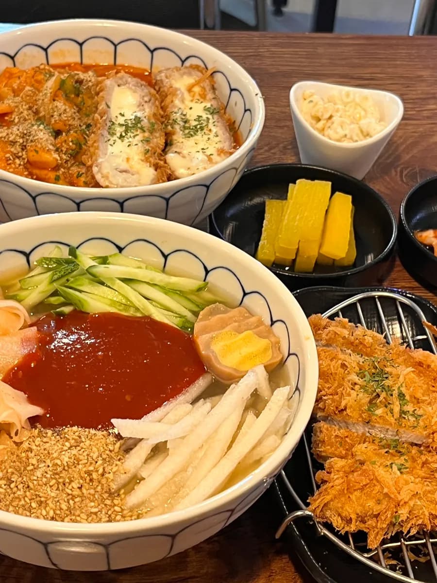 안산 원곡동 냉면맛집 감성키친 원곡점 & 하늘냉면 /떡볶이 원픽