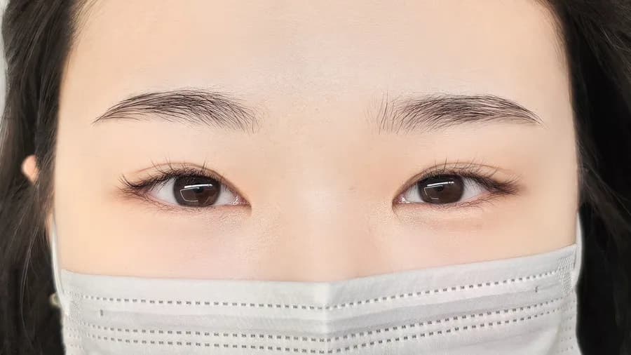 Geumjeong Wizlash: black tinting perm और under-lash extension 1-week review