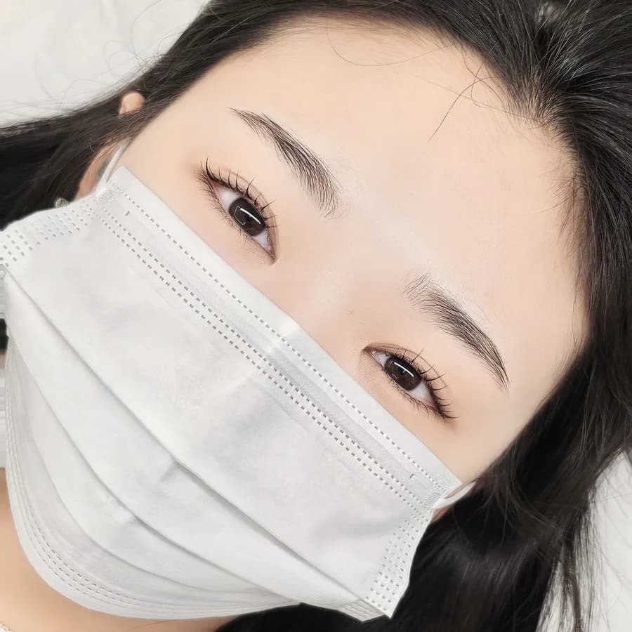 Geumjeong Wizlash: black tinting perm और under-lash extension 1-week review