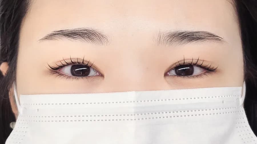 Geumjeong Wizlash: black tinting perm और under-lash extension 1-week review
