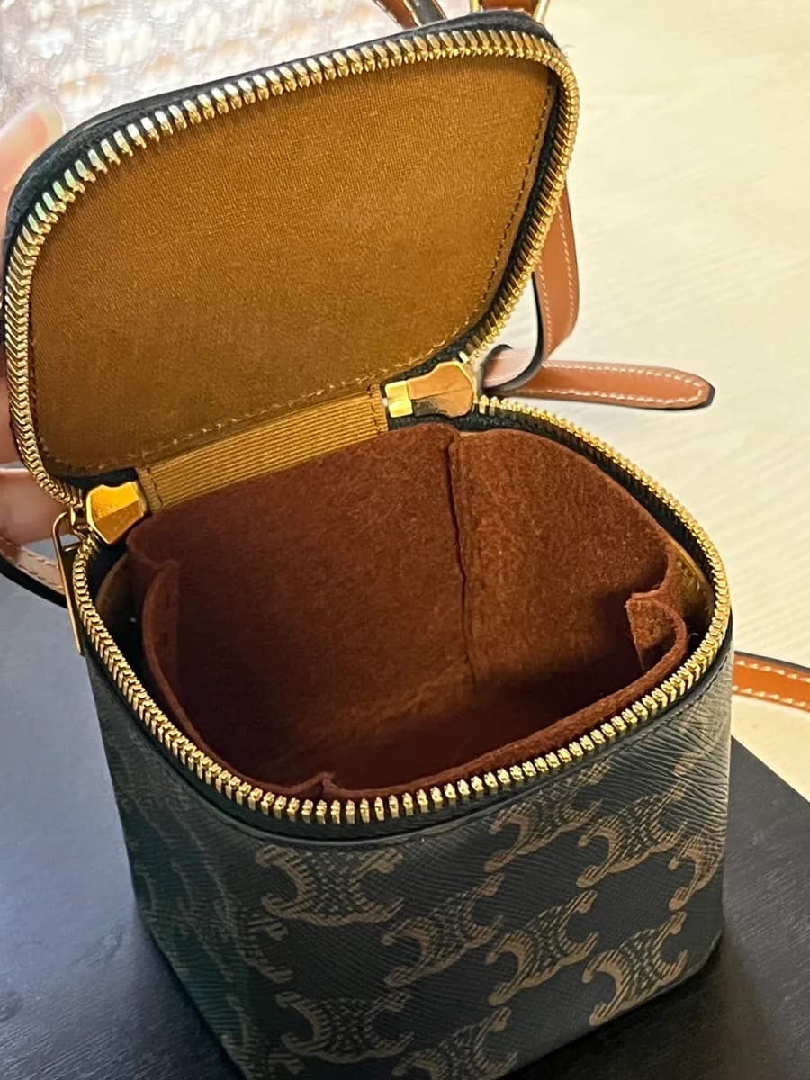 صنع inner bag لحقيبة CELINE Celine، pattern للـ inner bag، نصائح الصنع، مراجعة DIY للـ inner bag