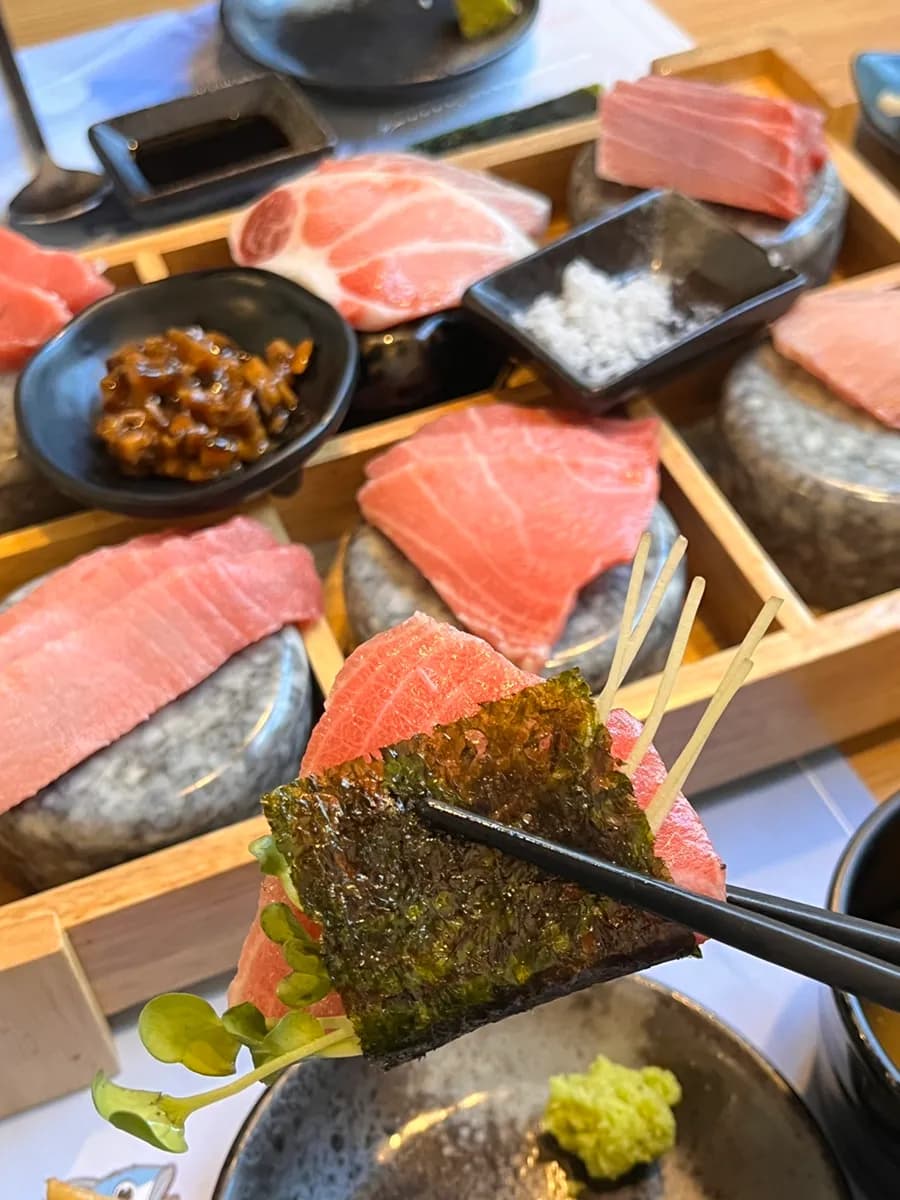 Gunpo tuna restaurant Hon Tuna, premium value unlimited refill 'special course for 2'