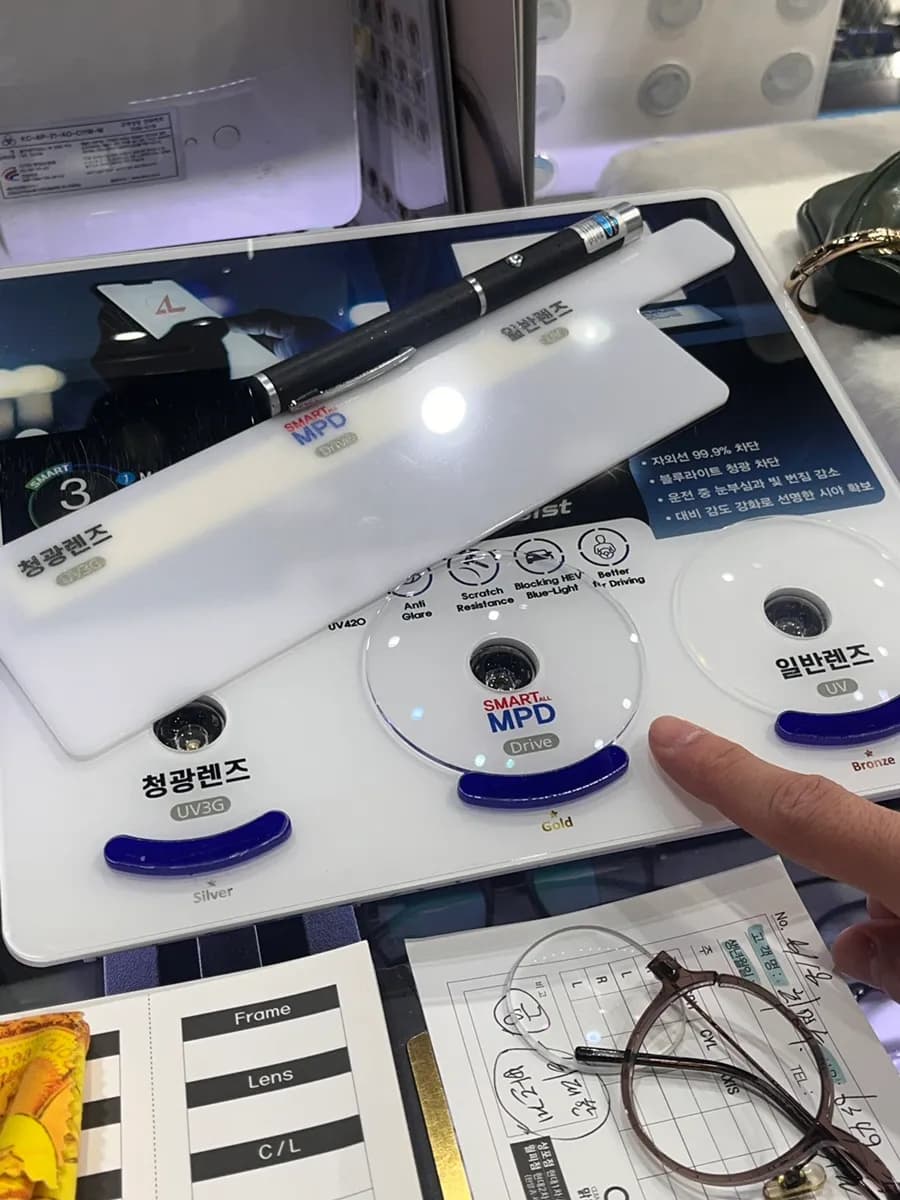Rekomendasi kacamata yang cocok dengan wajah di Malgeunnun Optical Wolpi / banyak jenis dan trendi