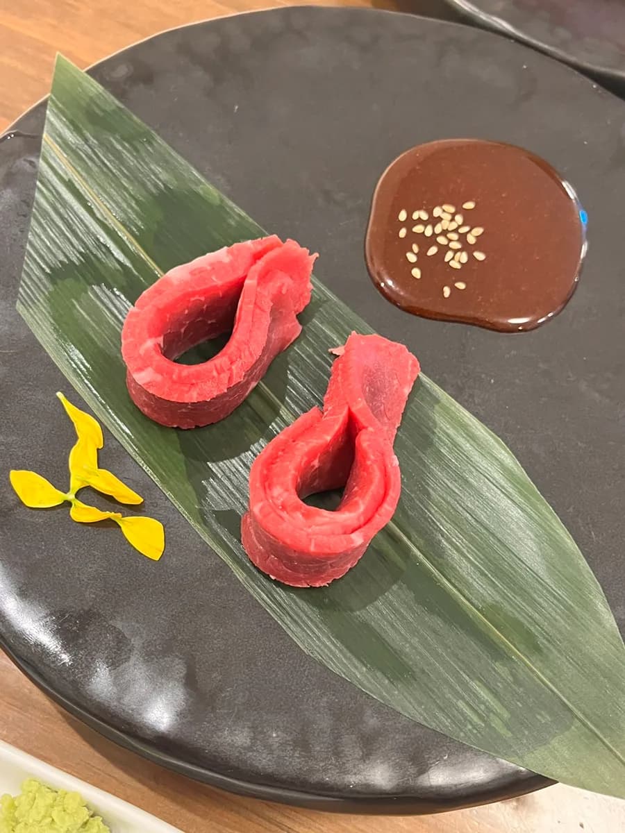 新論峴駅近くの江南にあるSonghwa Yusuの韓牛オマカセ