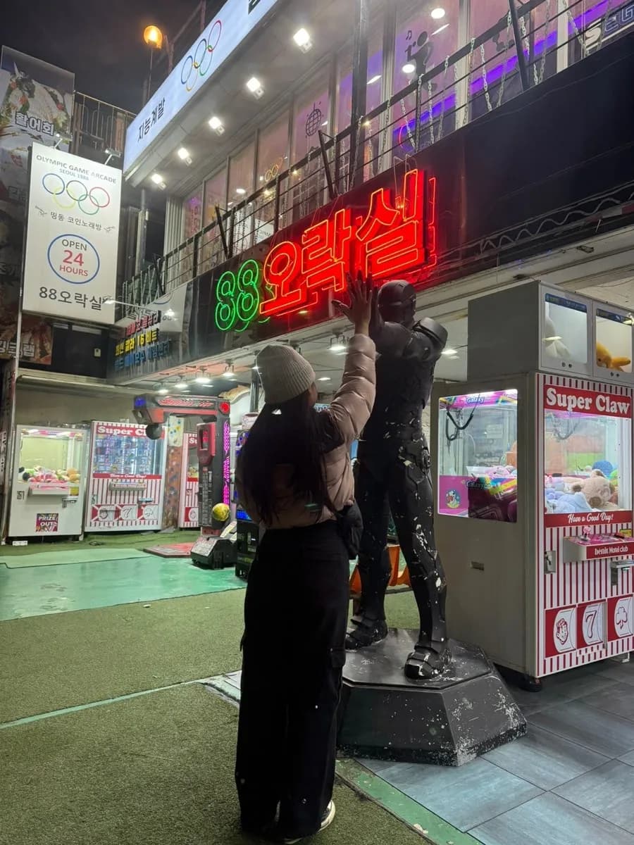 Oido 88 Arcade with games photo booths and coin karaoke