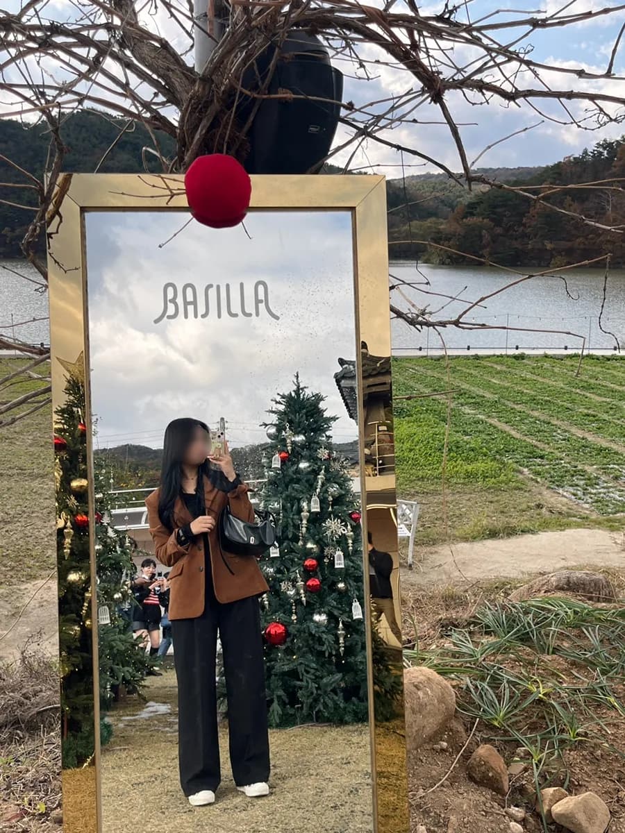 Gyeongju में कृत्रिम बर्फ गिरने वाला ट्री कैफे 'Basilla' - पढ़कर ही जाएं!