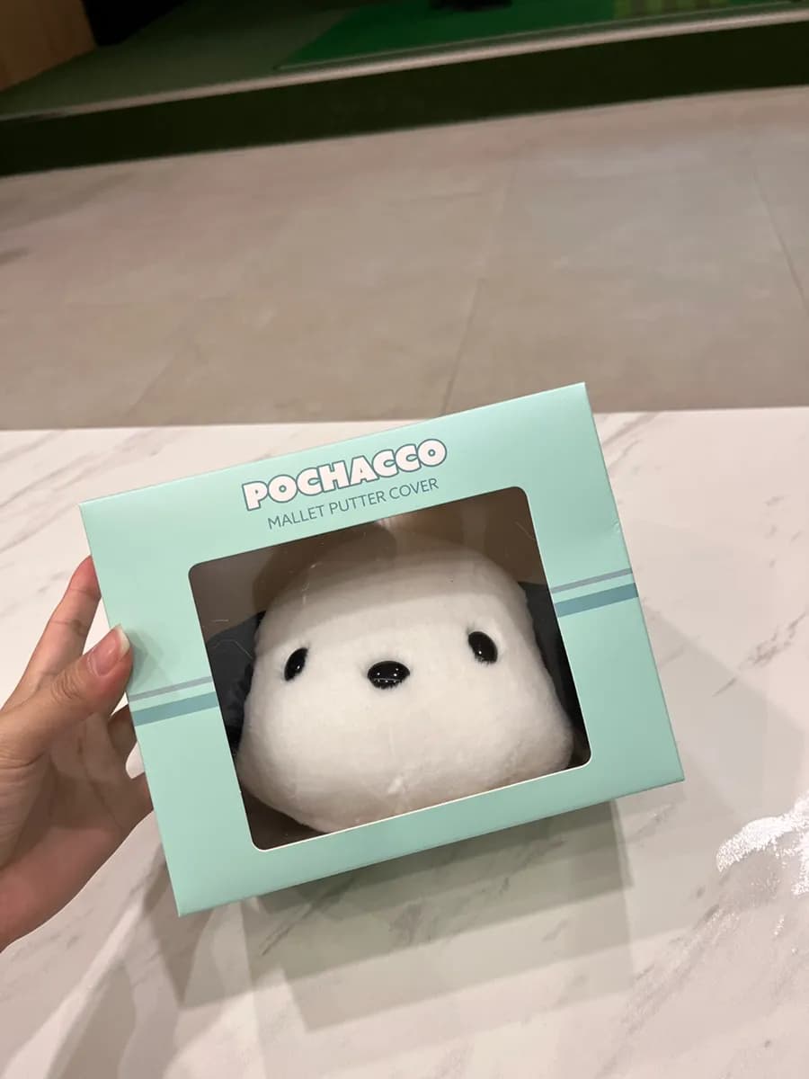 غطاء مضرب الباتر Sanrio Pochacco من نوع mallet كهدية لطيفة لمستلزمات الغولف