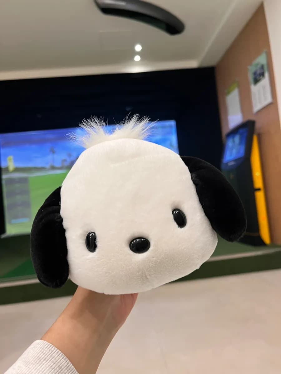 غطاء مضرب الباتر Sanrio Pochacco من نوع mallet كهدية لطيفة لمستلزمات الغولف