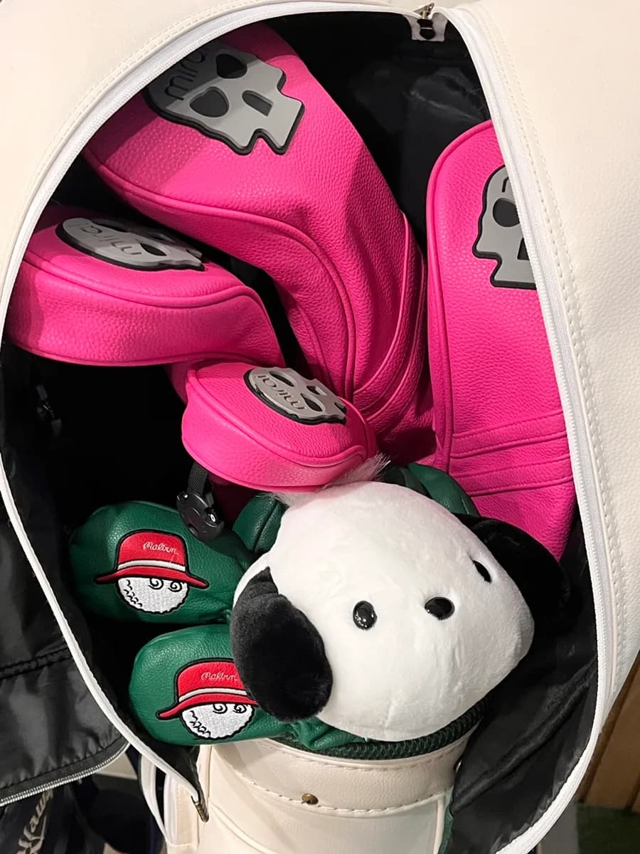 غطاء مضرب الباتر Sanrio Pochacco من نوع mallet كهدية لطيفة لمستلزمات الغولف