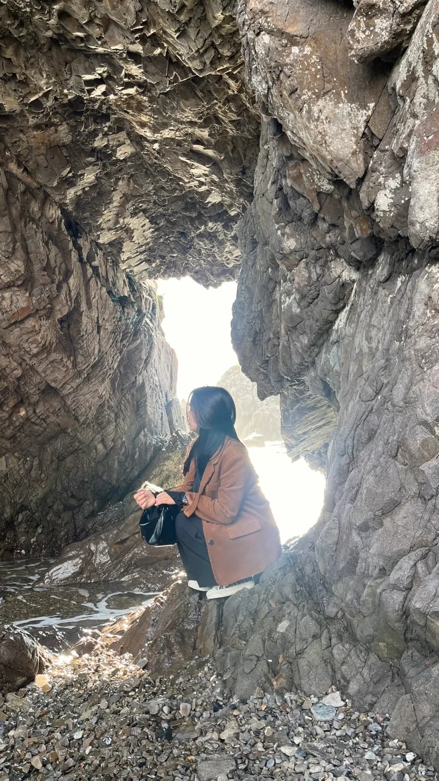 Malinaw na dagat sa Jeonchon Yonggul Cave