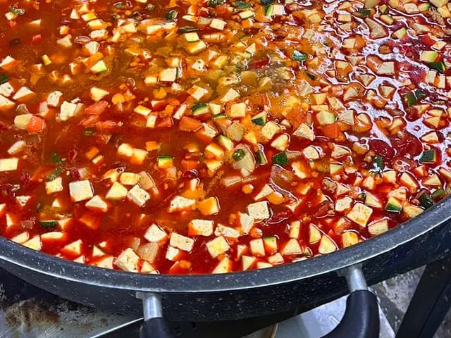 Plateau-repas OB-GYN avec riz au mapo tofu, maquereau teriyaki, poulet braisé à la rose et accompagnements
