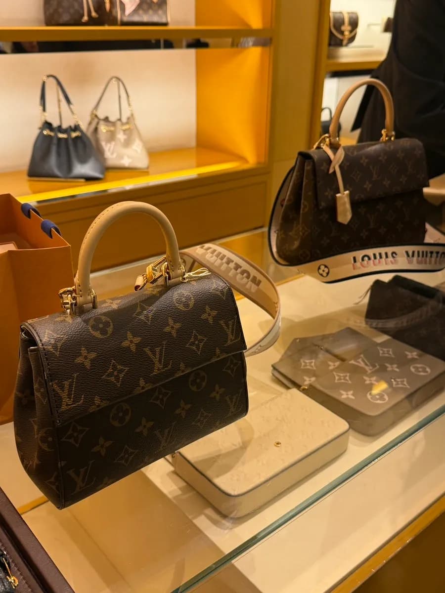 Louis Vuitton Cluny Mini styling and department store purchase review