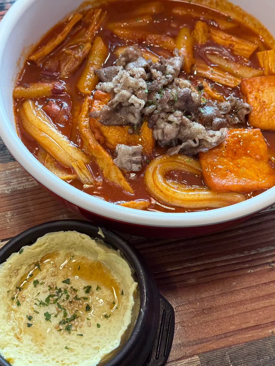 Pagsusuri ng mara tteokbokki sa Tteokseullang Sanbon Branch