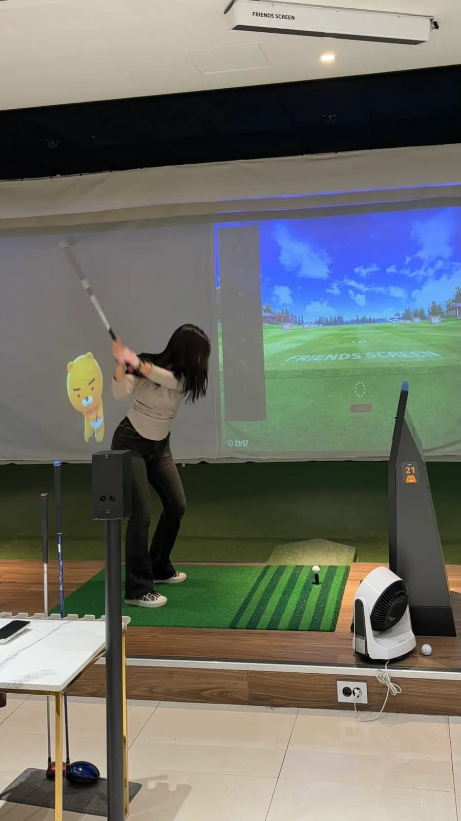 GL Golf Academy Gwangmyeong нэг цэгийн хичээл, практик талбайн зураг 2