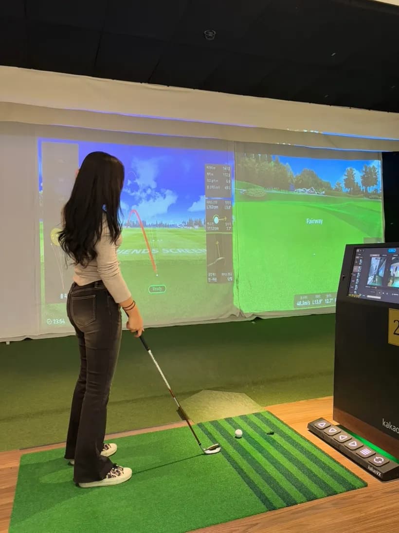 GL Golf Academy Gwangmyeong нэг цэгийн хичээл, практик талбайн зураг 12
