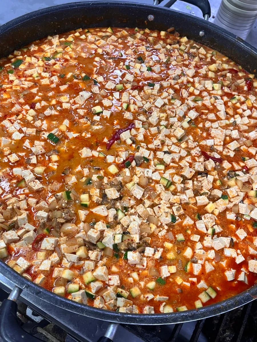 Больничный поднос с ячменным рисом и гандоенджаном, фото 2