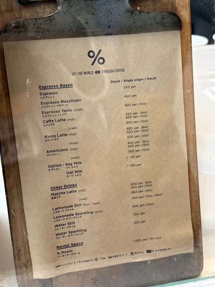 Barisan di Eung Coffee di Kyoto