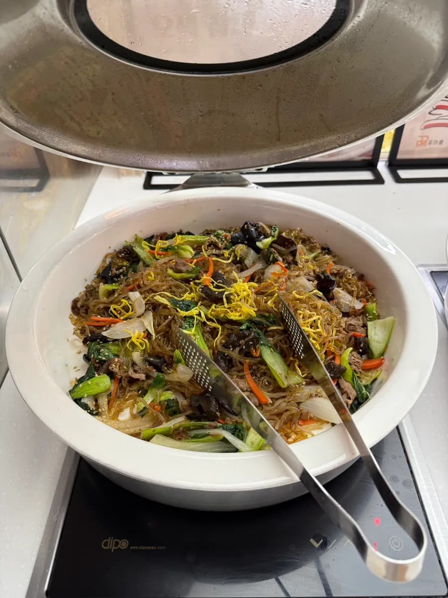 Foto asli ulasan shabu-shabu Kkotmareum Lotte Fitin Sanbon 7