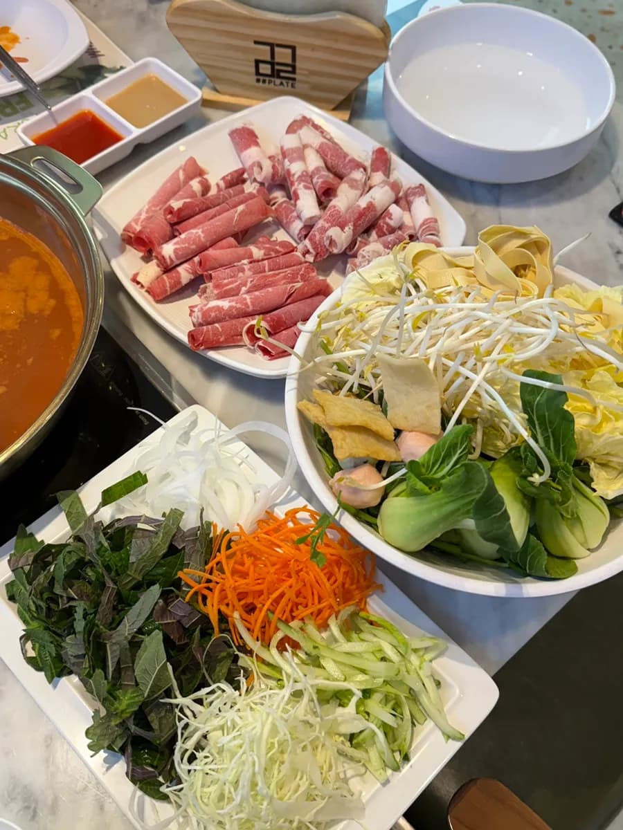 Foto asli ulasan shabu-shabu Kkotmareum Lotte Fitin Sanbon 11