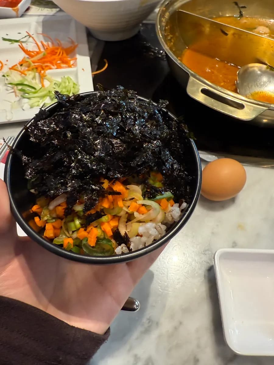 Foto asli ulasan shabu-shabu Kkotmareum Lotte Fitin Sanbon 14