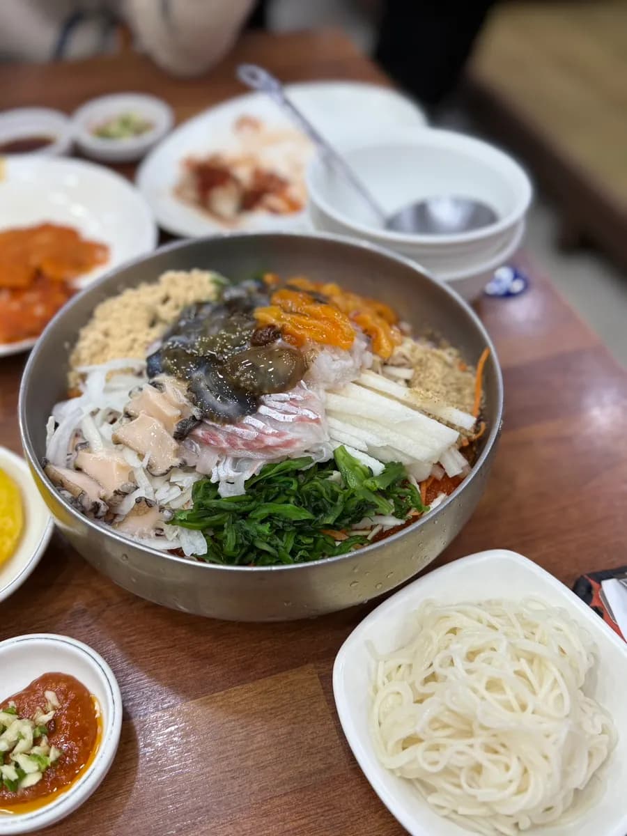 Yeoja Susan Anyang flounder sashimi and mulhoe original review photo 10
