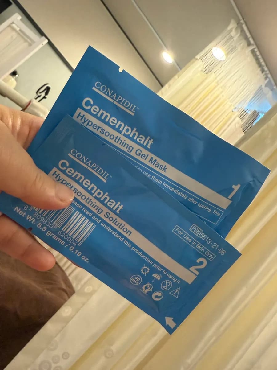 Penyediaan masker gel untuk rawatan Cemen Sheet