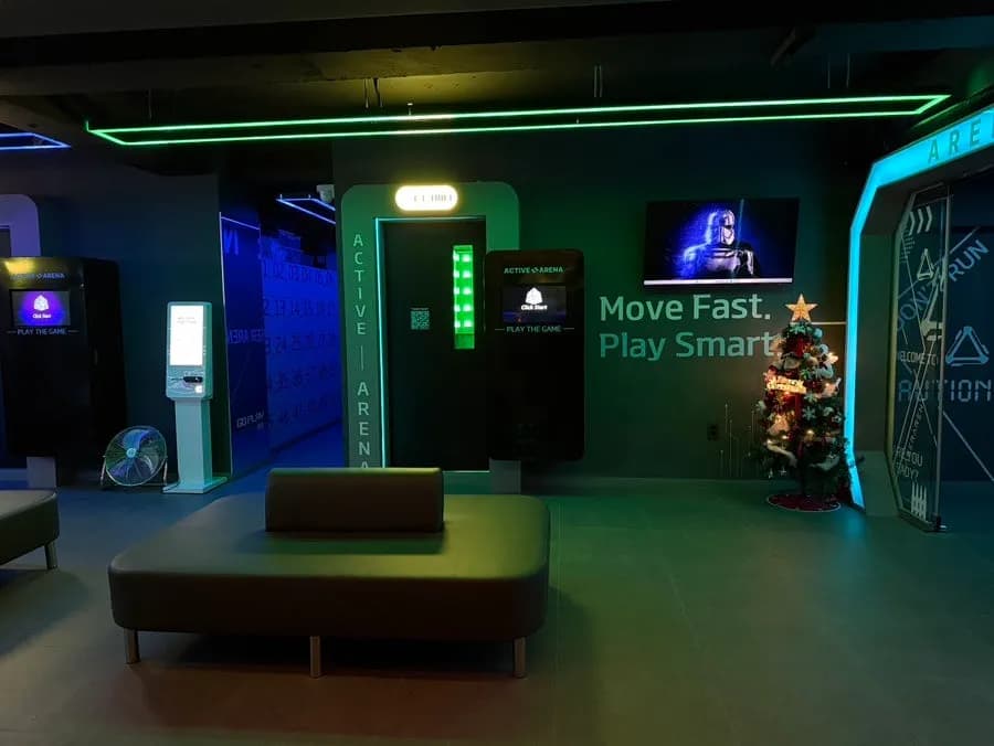 Laser Arena ใกล้ทางออก 2 สถานี Beomgye ในอันยาง