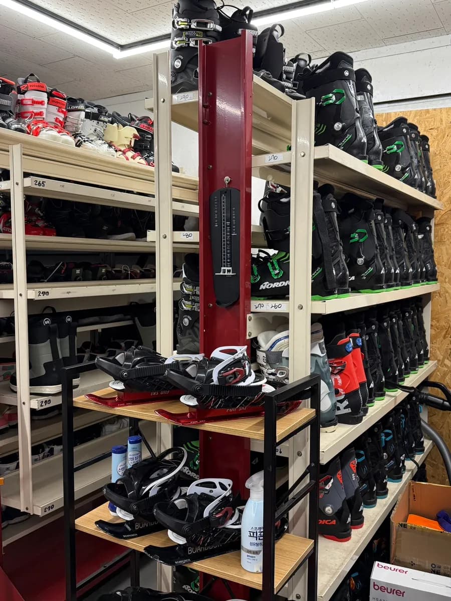 Pre-prepared rental boots for a Carat House reservation