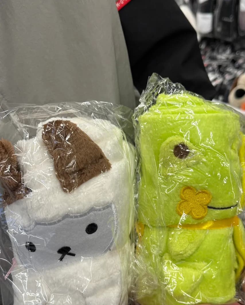 Blanket gift received after a Naver receipt review