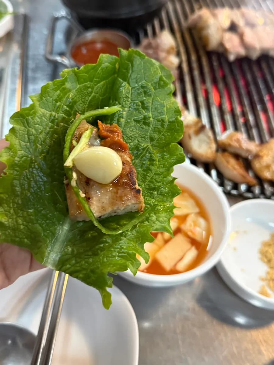 인덕원고깃집 돈장군 주먹고기 평일에도 웨이팅 많은 역대급 맛집