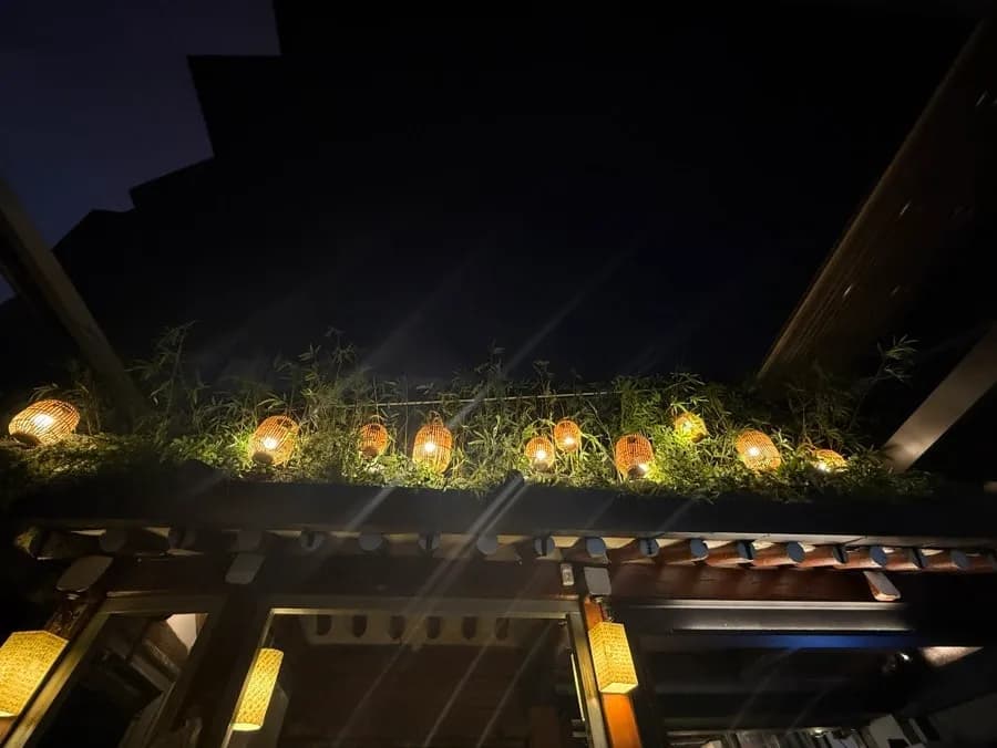 Korean BBQ grilled under lighting at Mungseokjip