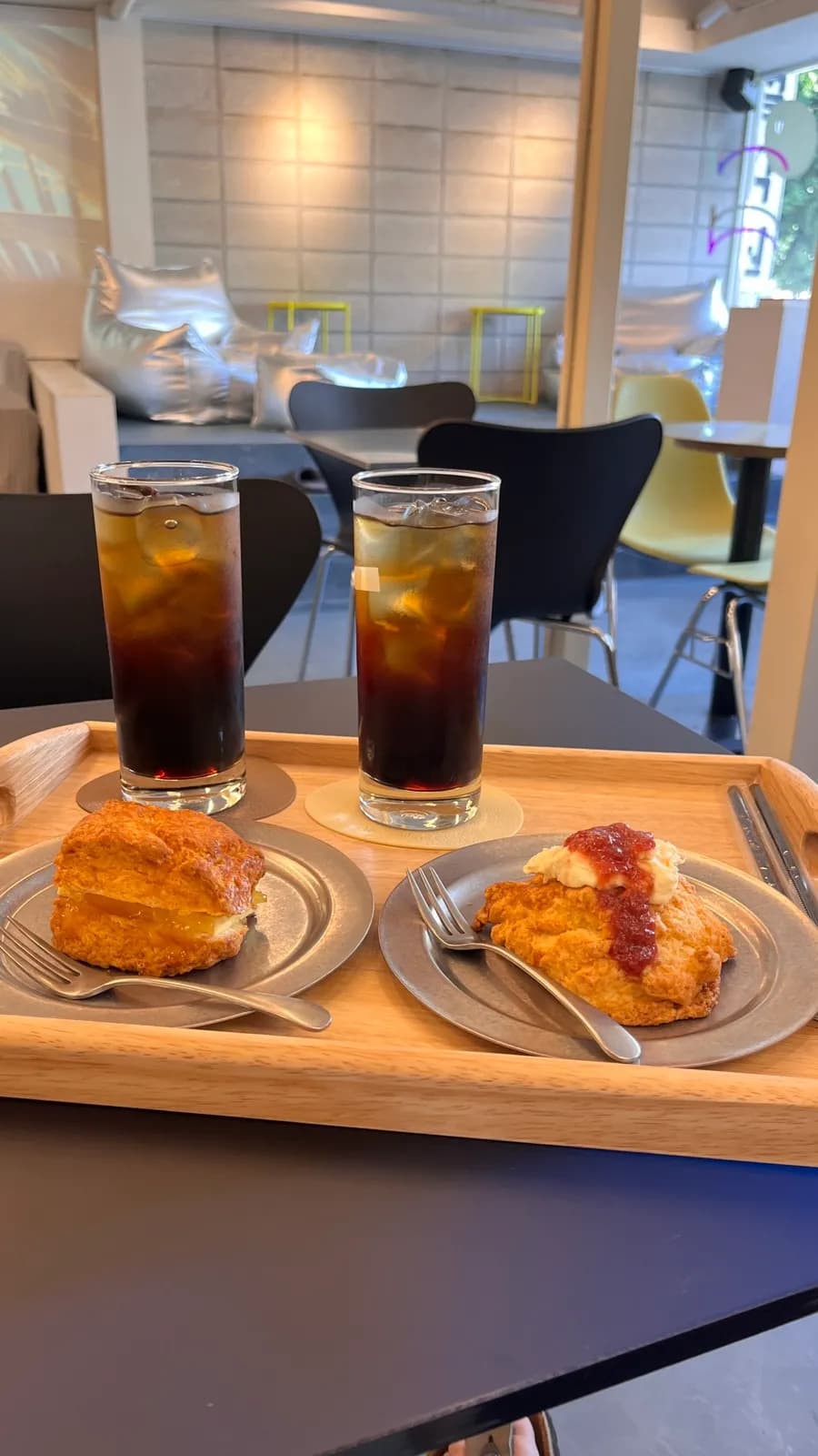 Cafe Link amenities including blankets and cold brew concentrate
