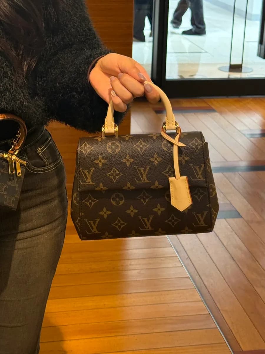 Louis Vuitton Cluny Mini styling and department store purchase review