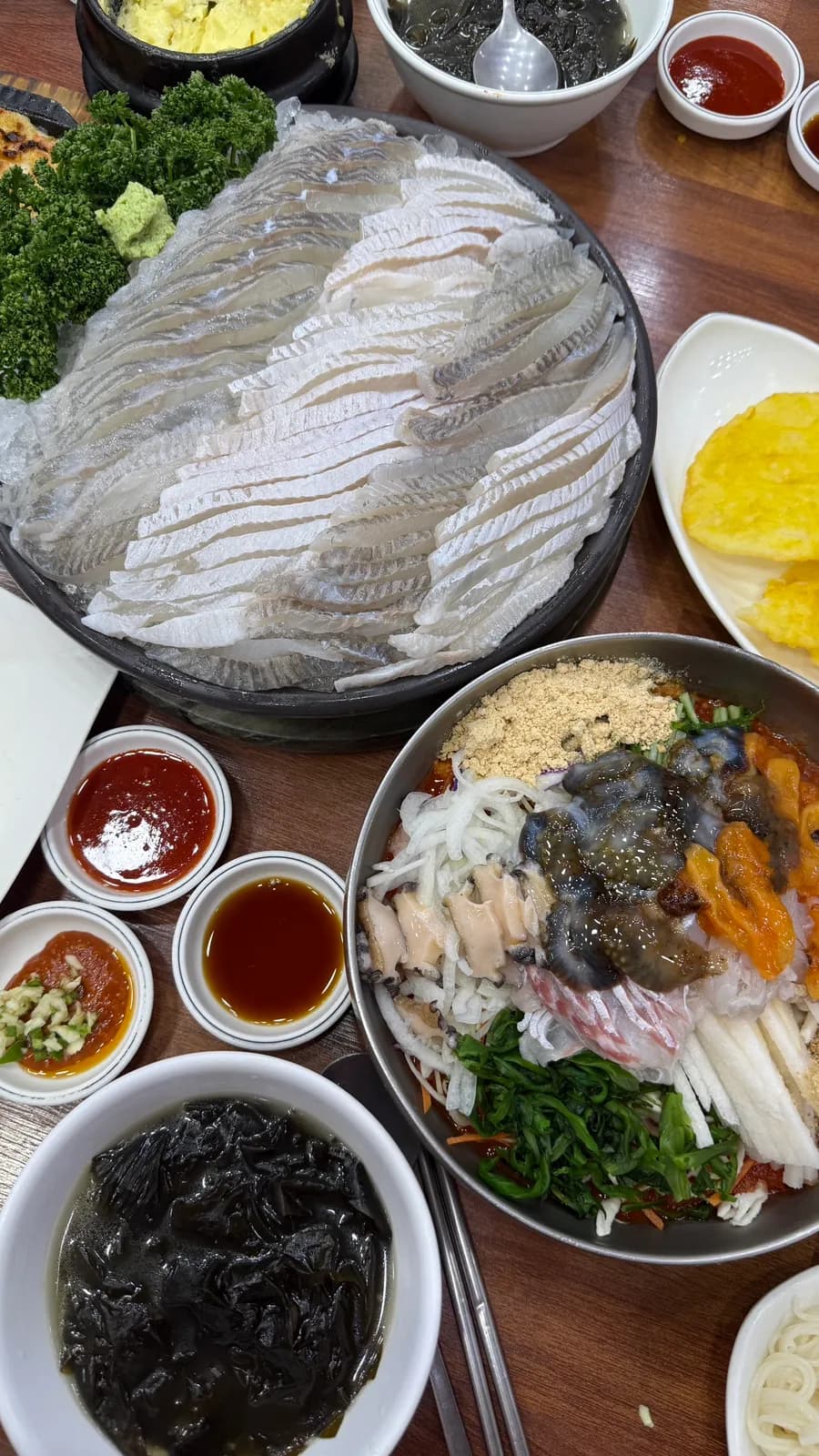 Yeoja Susan Anyang flounder sashimi and mulhoe original review photo 11
