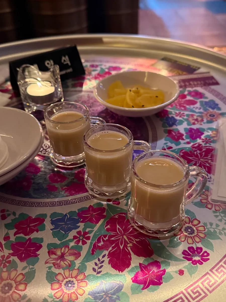 ड्रिंक्स से पहले दिया गया welcome yam juice