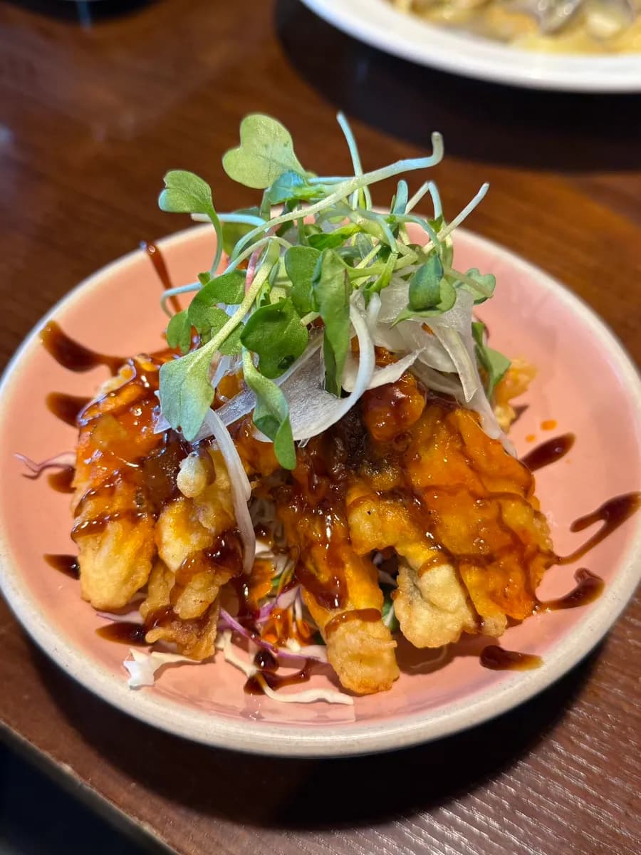 Maeuntang spicy fish stew served during the omakase meal